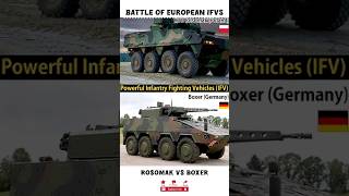 KTO Rosomak vs Boxer IFV | Poland vs Germany Military Power Comparison 🔥 #IFV
