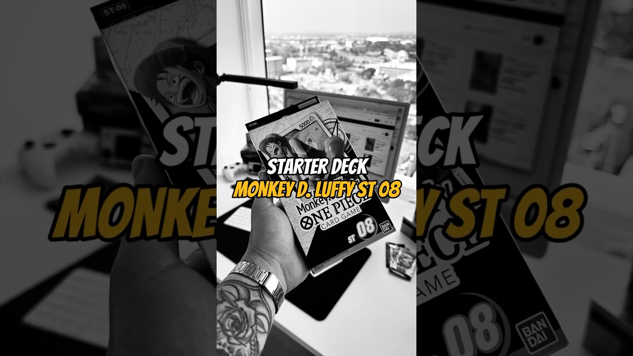 OPENING ONE PIECE STARTER DECK MONKEY D. LUFFY ST 08 