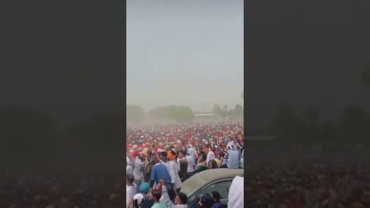 Crowd at Sidhu moose wala pind | Sidhu moose wala antim darshan 