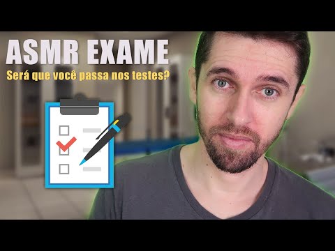 EXAME MÉDICO DO DETRAN - ASMR ROLEPLAY