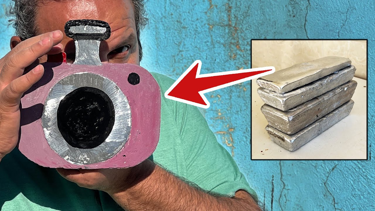 How to make a photographic camera by melting metals Casting Metal