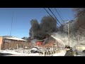 Crews battle large fire at Chicago auto shop