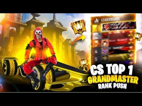 CS TOP 1 GRAND MASTER PUSH WITH SUBSCRIBER || FREEFIRE || - YouTube