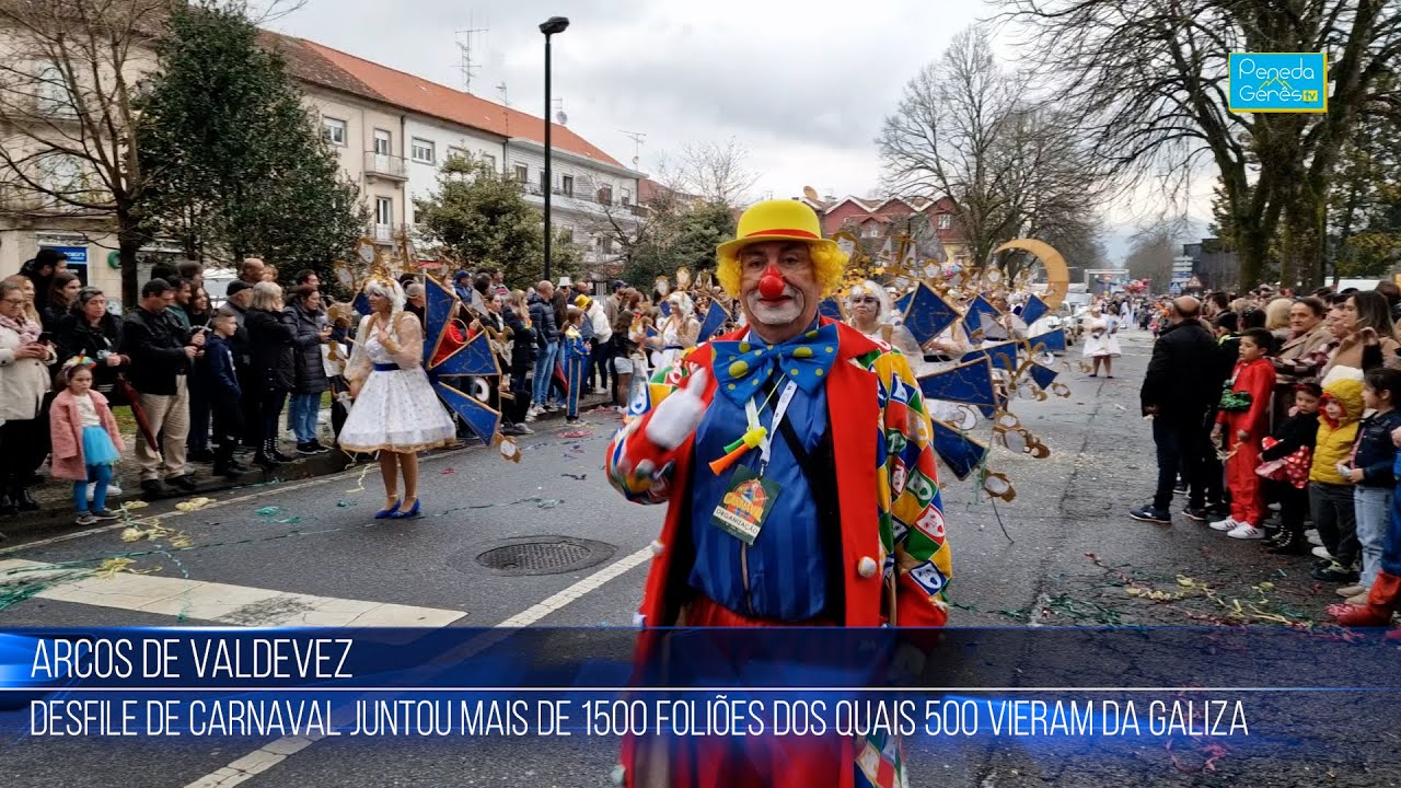 Desfile de Carnaval de Arcos de Valdevez 2023 Juntou mais de 1500