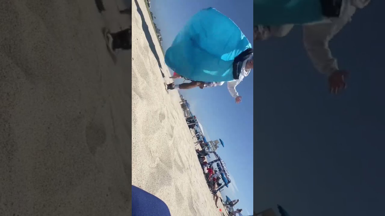 Trying To Inflate A Beach Couch Epic Fail Shorts Beachday