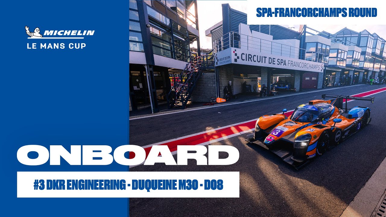 Onboard DKR Engineering #3 (Duqueine M30 - D08) | Spa Round 2023 | Michelin Le Mans Cup