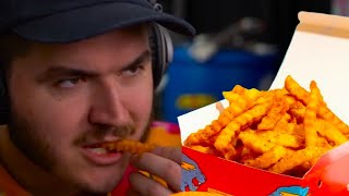 Jschlatt reviews Mr. Beast Fries