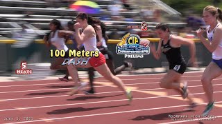 2021 TF - CIF-ss Prelims (D2) - 100 Meters (Girls, 5 Heats)
