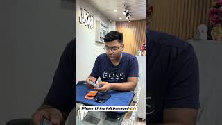 iPhone 17 Pro Fully Damaged😱🔥 #iphone #smartphone #secondhandmobilemarket #tech #viral
