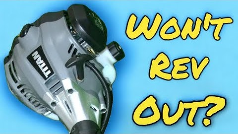 TITAN PETROL STRIMMER draait niet?