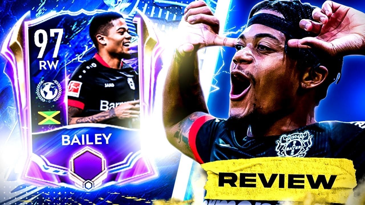 97 OVR TOTS LEON BAILEY GAMEPLAY REVIEW || BEST F2P RW IN FIFA MOBILE 21 || TOTS FIFA MOBILE 21