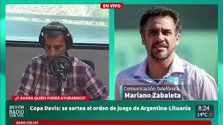Mariano Zabaleta: "No sé cuántos países tienen tres top 35 en el mismo equipo"