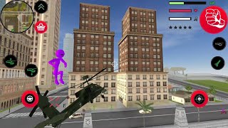 Mafia Spider Stickman Rope Hero Vegas Gangster Gameplay screenshot 2