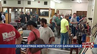 CCC Hastings hosts first-ever garage sale