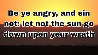 Neither give place to the devil. (EPHESIANS 4:26-27) (2 CORINTHIANS 2:10-11)