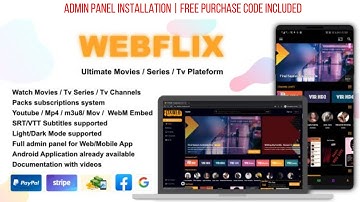 How to setup WebFlix | Admin Panel Setup | Part 1 | 2022