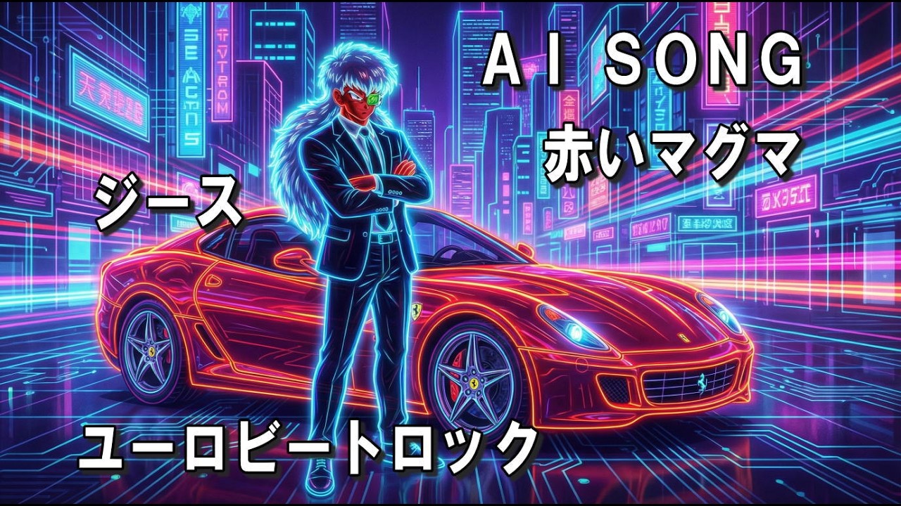 【非公式】ジース　オリジナルソング「赤いマグマ」フル【AI楽曲/Dragon Ball Fan Made】#ジース #ギニュー特戦隊#Ginyu Force#Jeice#RedMagma