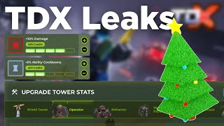 TDX LEAKS | Tower Defense X