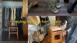 Styling my new bedroom from scratch!
