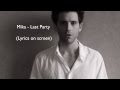 Mika Last Party Lyrics On Screen mp3