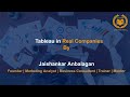 Introduction to Tableau | Tableau for Beginners | Real-World Use Cases