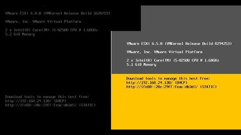 VMware Esxi 6.0 to Esxi 6.5 Upgrade using ISO