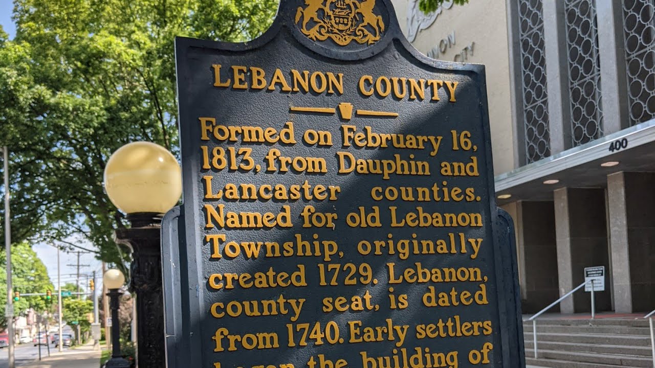 Pennsylvania Historical Markers Series - Lebanon County