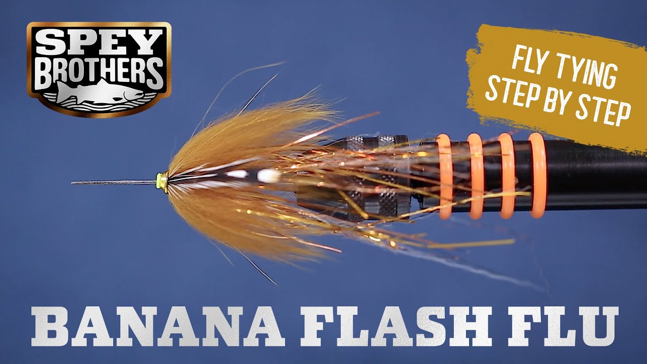 Tying a Banana Flash Flu Tube Fly YouTube