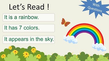 Reading Comprehension for beginners | Kindergarten, LKG, UKG | Practice Reading