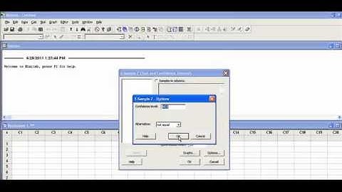 HypothesisTest Mean Large Sample Minitab