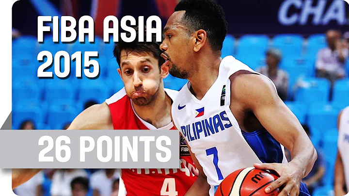 Jayson William's 26 Points v Iran - 2015 FIBA Asia...