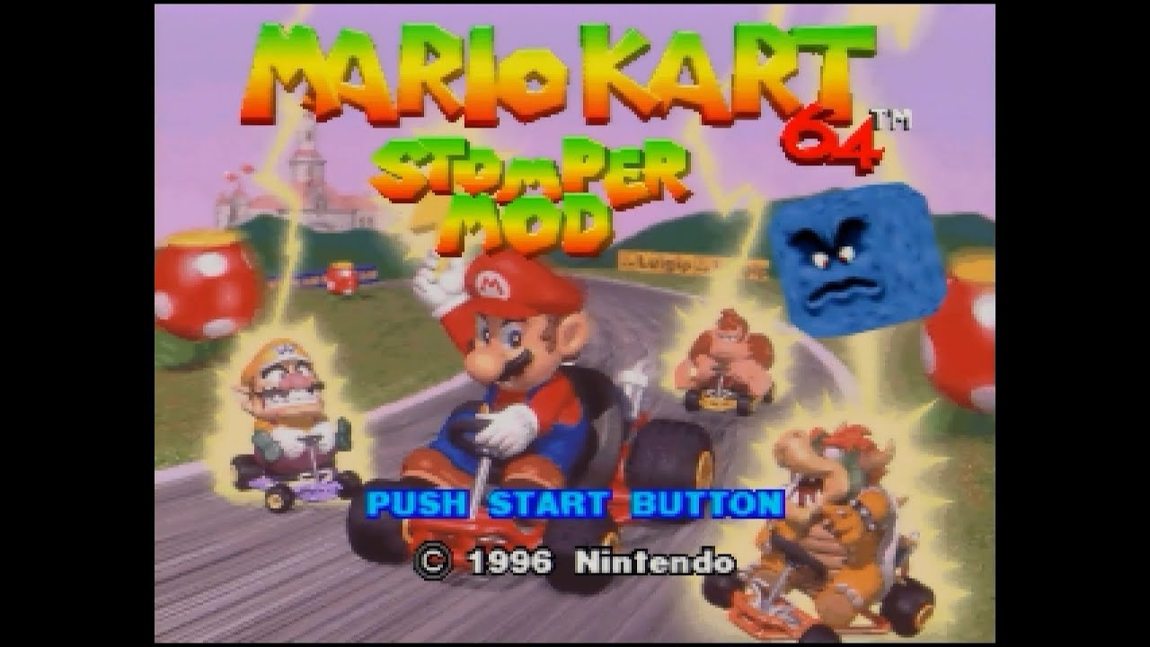 Mario Kart 64: Stomper Mod - 50cc, 100cc and 150cc Races (Real N64 Capture)