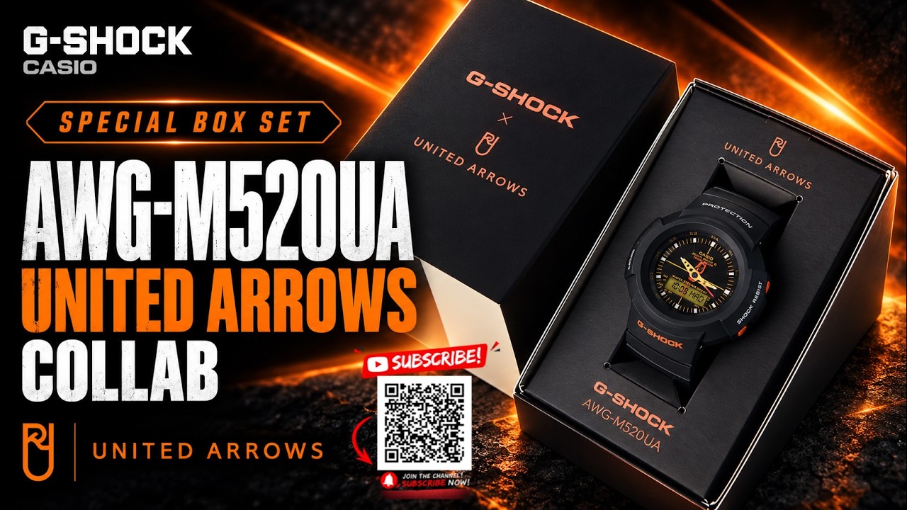 AWG-M520UA | The Modern Revival of the 1996 UNITED ARROWS G-Shock