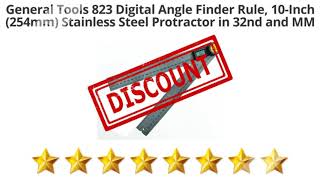 General Tools 823 Digital Angle Finder Rule, 10-Inch (254mm)  | Review and Discount