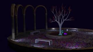 White tree 3d model Preview