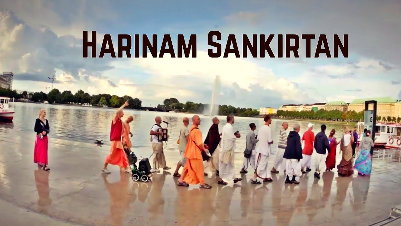 Harinam Sankirtan by devotees of ISKCON Hamburg