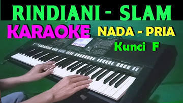 RINDIANI [SLAM] KARAOKE NADA  PRIA |SLOWROCK