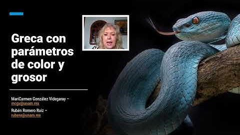 Greca con parámetros de color y grosor en Turtle Python