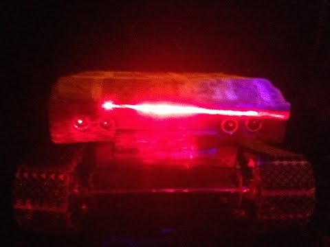 Autonomous Tracked Vehicle (Arduino Build Part 1) With Weapons Test