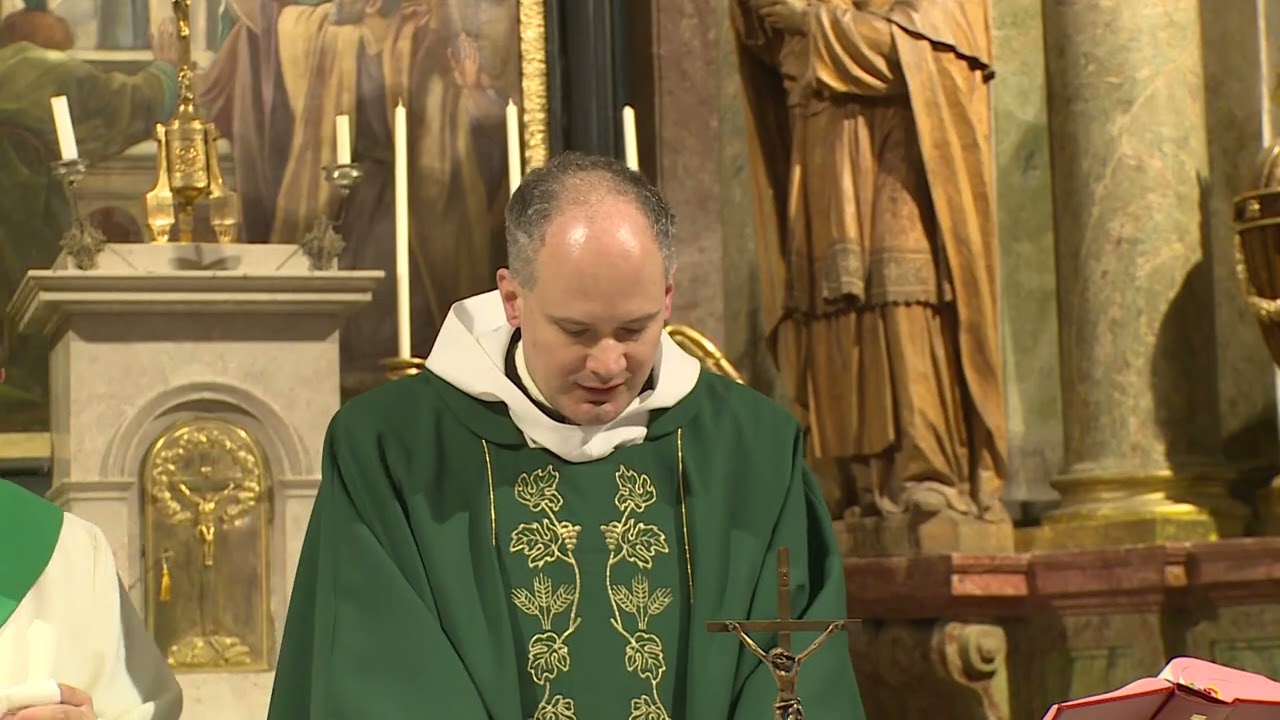 Szentmise a csornai premontrei templomban (2026-02-13)