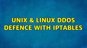 Unix & Linux: DDOS defence with iptables