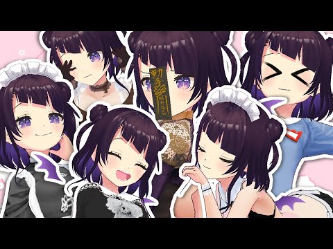 【３D】色んなお洋服にお着替え💜ファッションショー【 #来栖らいあ / #らいLIVE 】