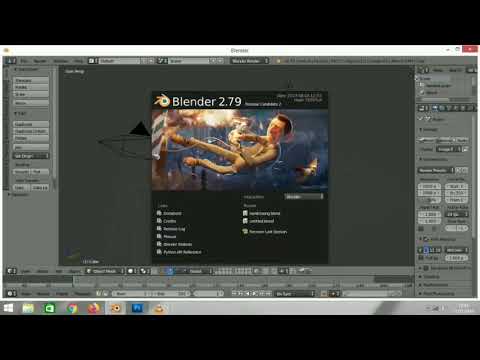 Tutorial membuat meja dan kursi di Aplikasi Blender 2.79 - YouTube