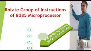 Rotate Instructions of 8085 Microprocessor  #AKTU, #GATE, #Polytechnic, 12th class CBSE