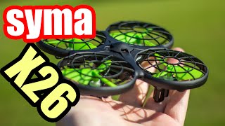 Syma X26 домашний квадрокоптер обзор тест полеты стоит ли покупать.