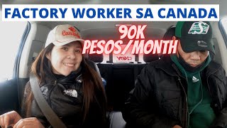 CANADA FACTORY WORKER SAHOD at Libangan tuwing weekend @DaddyLouVlogs | Buhay Canada itsEvesLife