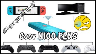 Coov N100 PLUS en ESPAÑOL - Convertidor Bluetooth USB Stick para Nintendo Switch, Xbox One y PS4.