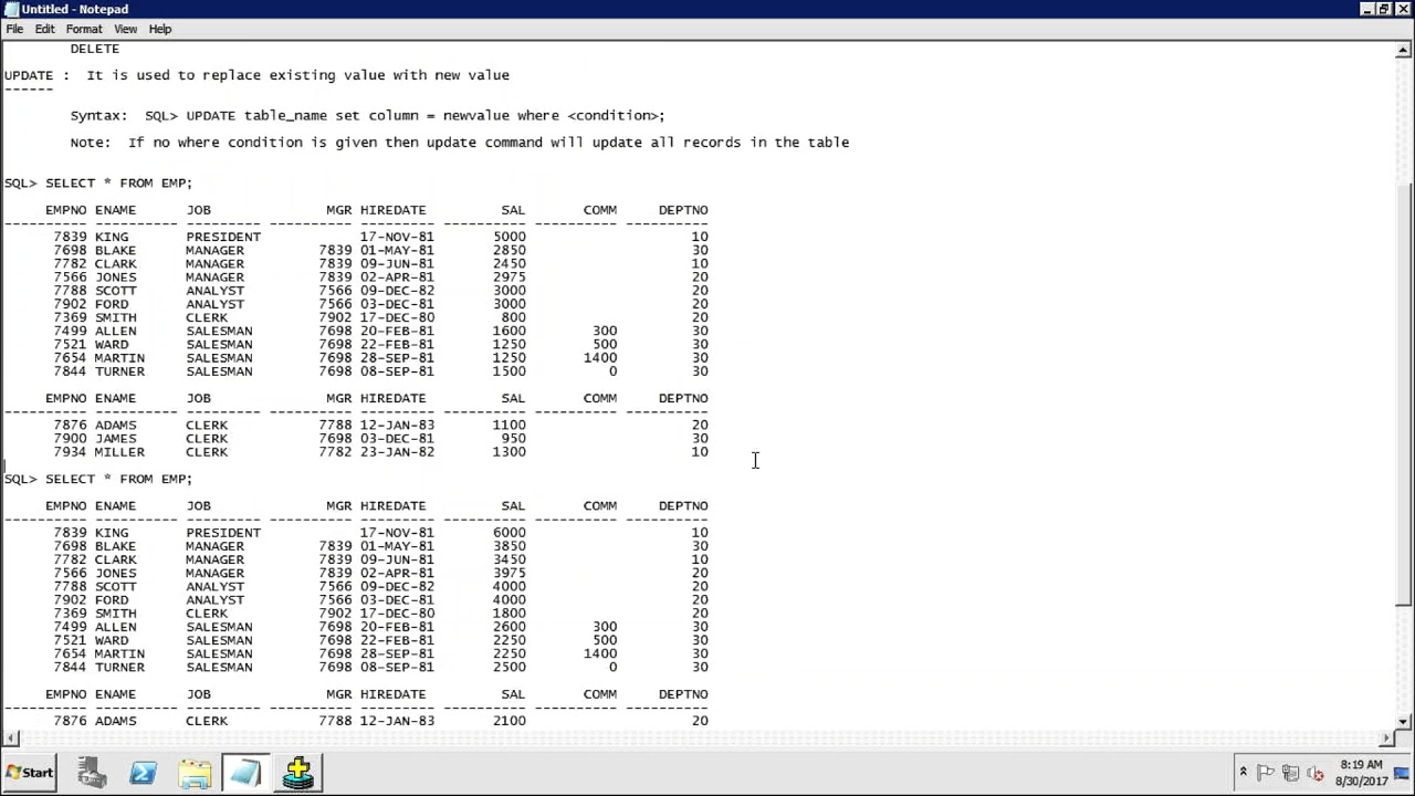 Oracle SQL & PL/SQL Training | 7th Session | | FREE Classes - YouTube