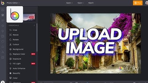 How to Upload Image in Befunky 2025?