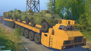 Spintires Mudrunner - Maz 7907 24x24 Transport - Four Tank BRDM-2